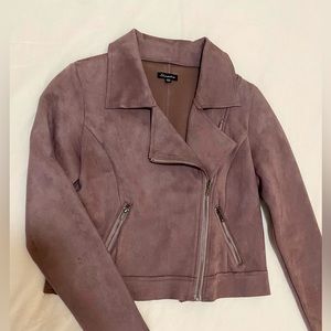 Shinestar Faux Suede Jacket